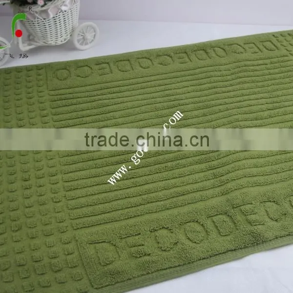 Woven Logo Hotel Bathroom Shower Foot Towel Mat photo-4