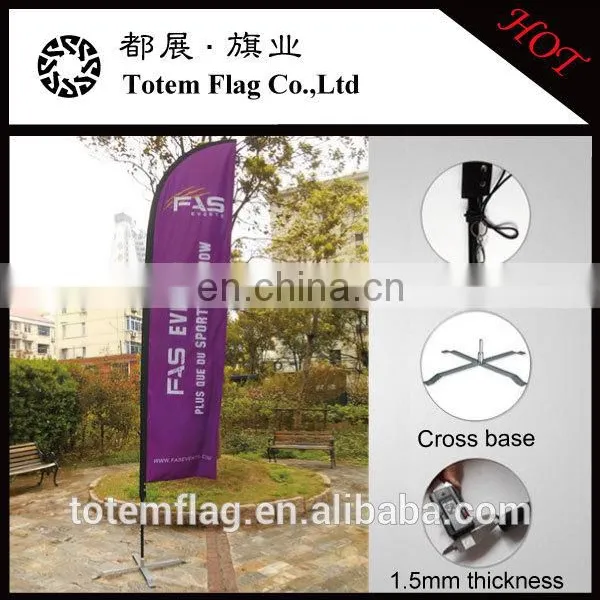 Can be OEM Custom Beach Flag 2.5m 3.5m 4.5m 5.5m Advertising Beach Flag New Design photo-2