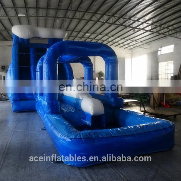 PVC Tarpaulin Kids Banzai Inflatable Water Slide From China photo-3
