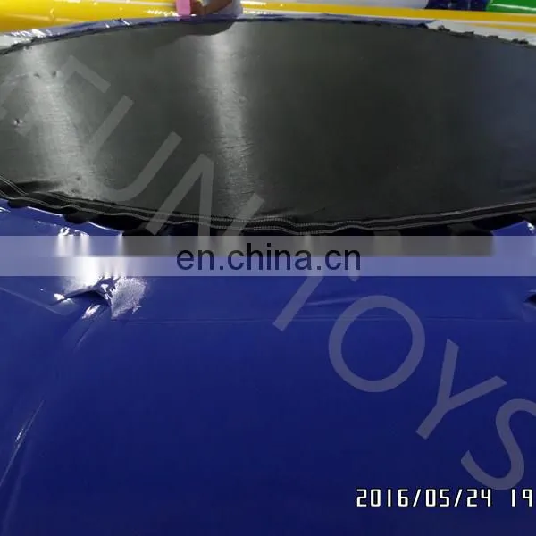 Cheap 14ft Round Inflatable Water Trampoline/water Blob Jump Trampoline photo-4