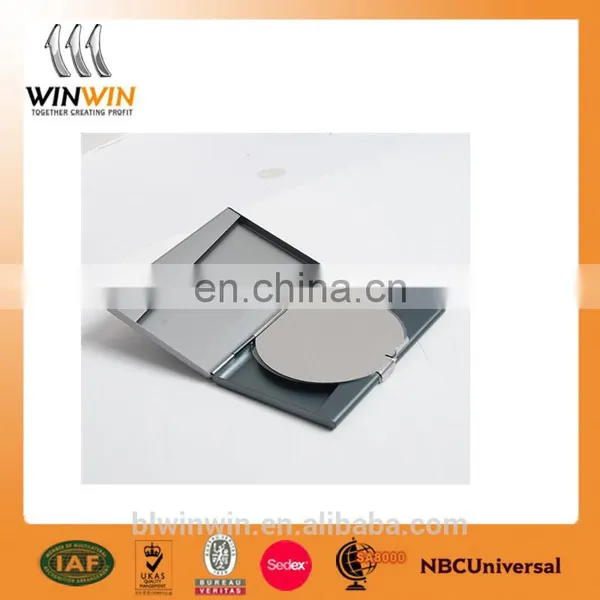 Silver Aluminum Business Card Case With Mirror photo-3