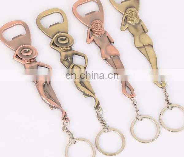 Hot Sale Meytal Antique Style Sexy Russian Lady Wine Keychain Bottle Opener photo-6