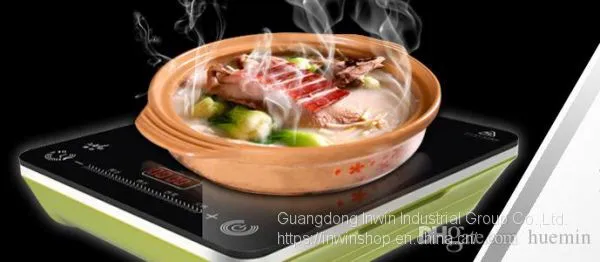 Electrical Cooker,electrical Hot Plate,rose Pink and Green No Electromagnetic Radiation ,fit to Any Pan, ECO-friendly photo-3
