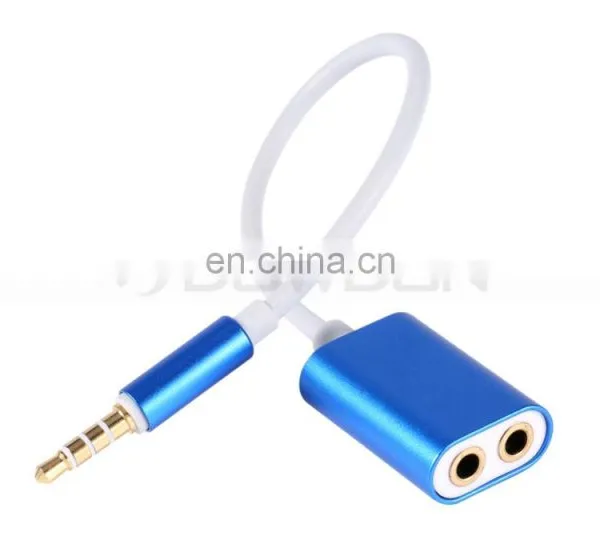3.5mm 1 Male to 2 Female Headphone Earphone Audio Extension Y Splitter Cable photo-4