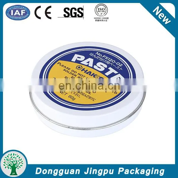 Fancy Small Round Metal Lipstick Lip Balm Tin Box photo-2