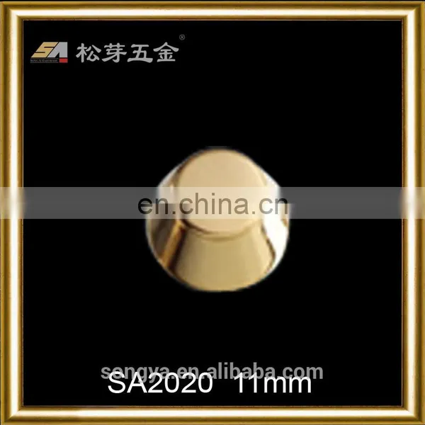 Custom Girl's Metal Shoe Studs, Glossy Finished Silver Shoe Rivet And Stud photo-2
