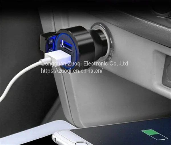 High Quality Cheap Price QC2.0 Usb Car Adapter Portable Car Charger photo-3