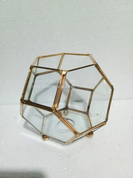 Triangular Plant Terrarium Glass Gifts Crafts