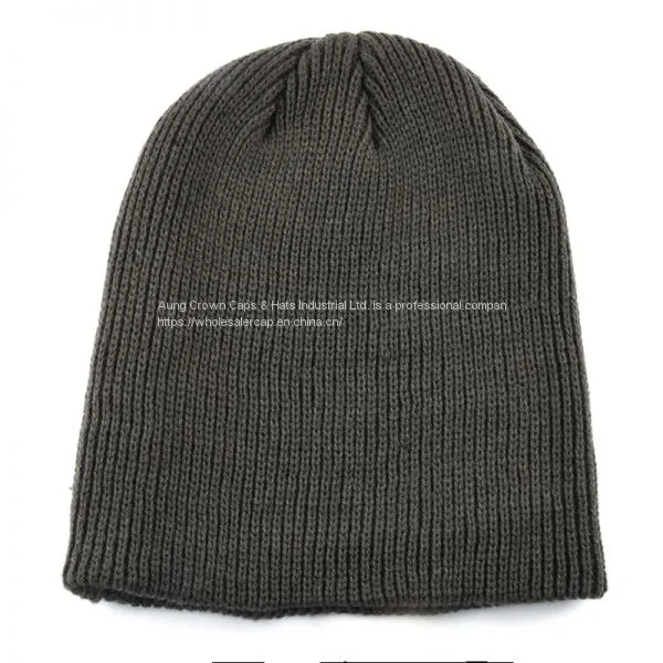 Promotional Printed 100% Acrylic Winter Beanie Knitted Hat photo-4