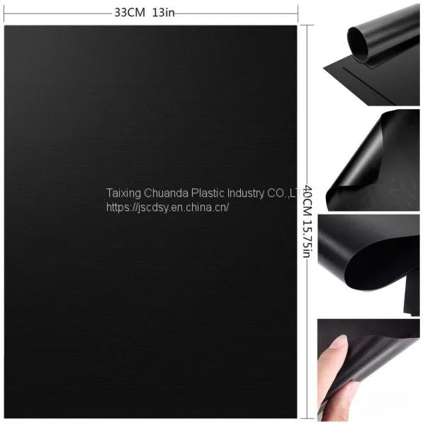 PFOA FREE High Temperature Non-stick Fireproof Charcoal BBQ Grill Mats photo-3