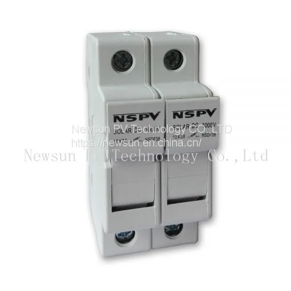 Solar PV 1000VDC and 1500VDC DIN Fuse Holder 10*38 and 10*85mm photo-2