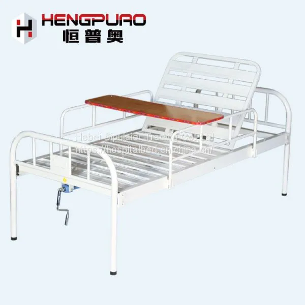 Adjustable Cheap Manual Hospital Medical Patient Bed for Handicapped photo-3