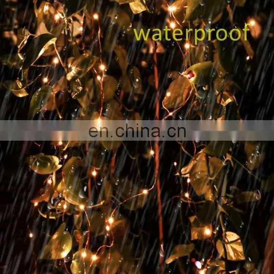 Solar Waterproof Copper Wire String Light Home Decor Indoor Outdoor Christmas Decoration Fairy Lights With Remote Controller photo-6