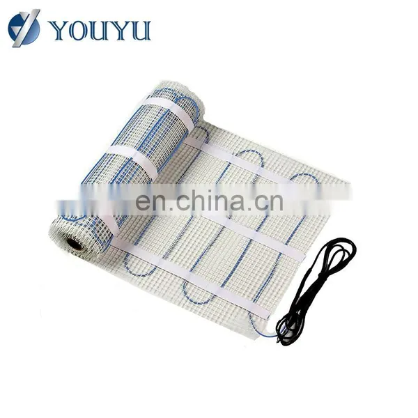Radiant Underfloor Under Tile Double-Core Foil Electric Heating Mat With Touch Thermoatat For Laminate photo-4
