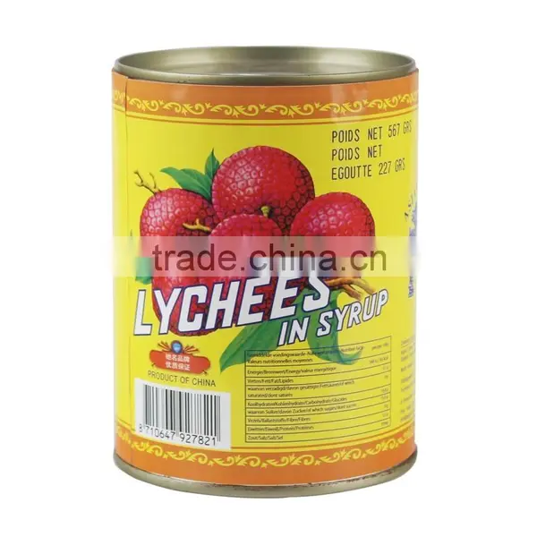 Crystal Clear Canned Litches Rich in Nutrition and Refrigerated Food Best