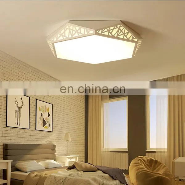 Fashion Personality Round LED Ceiling Lamp Living Room Simple Warm Romantic Art Lights photo-4