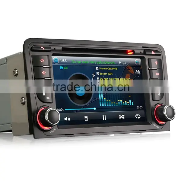 Erisin ES7047A 7" 2 Din Car Multimedia With GPS for RNSE-PU S3 RS3 A3 photo-4