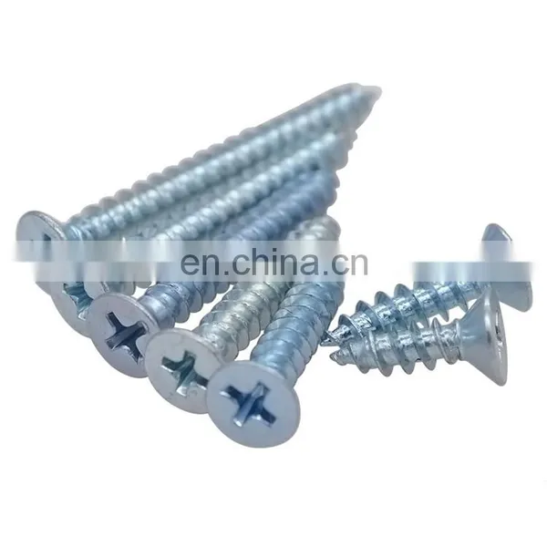 Torx Screw Flat Round Head Stainless Steel Zinc Plated Self Tapping Security Screw photo-3