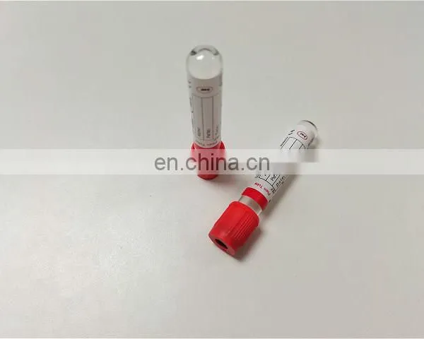Hot Selling Medical Disposable no Additive Tube Serum Blood Collection Tube photo-2