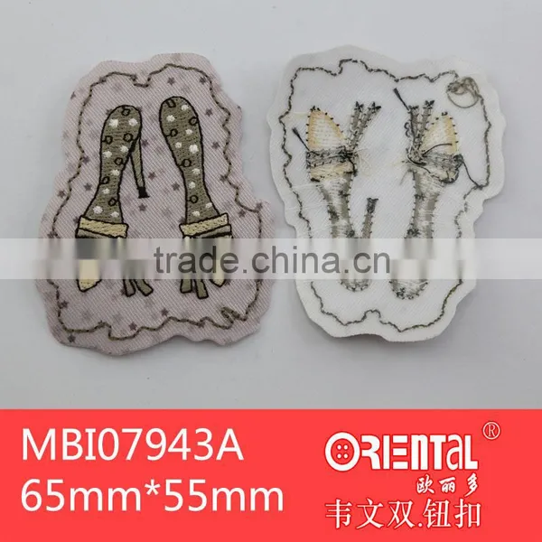 Iron on Lovely High Heeled Shoes Embroidery Patch photo-6