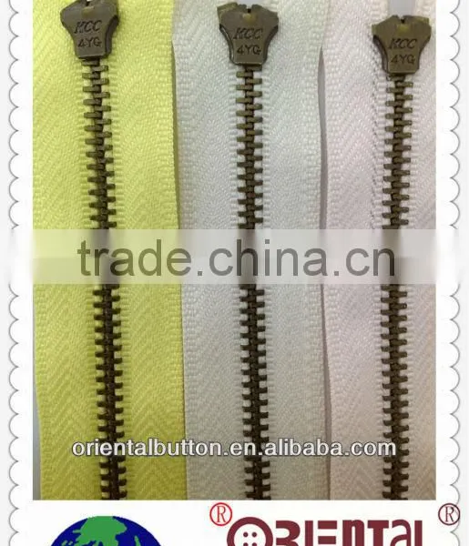 High Quality/The Fashion Metal Teeth Dyeable Tape KCC Zipper photo-3