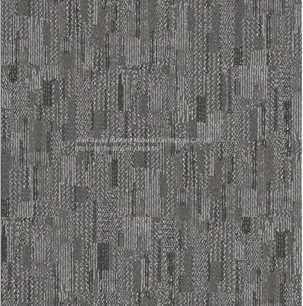 GKBM Greenpy SY-C3012 Eco-Friendly Waterproof Castle Grey Carpet 4mm Click Stone Plastic Composite SPC Flooring For Office photo-3