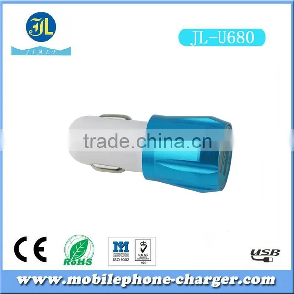 Vehicle Double Usb Car Charger Hot Consumer Electronics for Mobile Charger photo-5