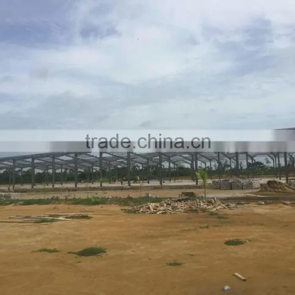 Multi-span Steel Structure With Epoxy Painted Steel Frame Q345 in Cameroon photo-2