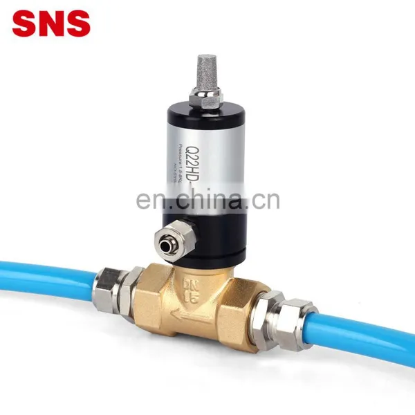 SNS Q22HD Series Two Position Two Way Copper Pneumatic Air Control Cut-off Valve photo-5