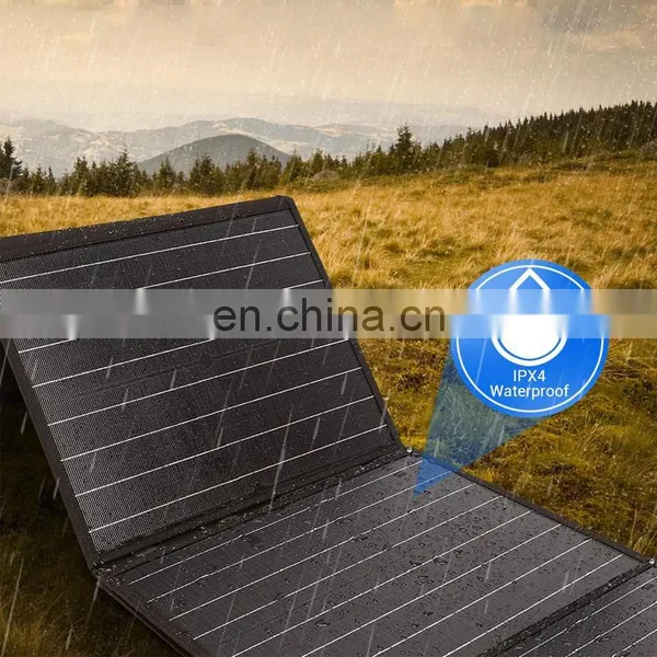 100W Mono Cell Paralleled DC USB Output Portable Solar Panel Foldable For Outdoor Camping photo-3
