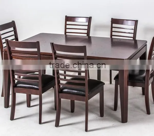 Sectional Wooden Dining Table and Chairs
