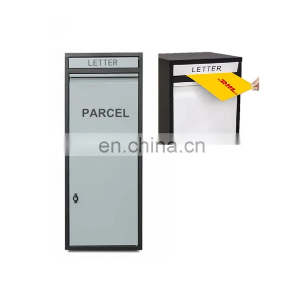 New Arrival Preorder Anti Theft Outdoor Wall Mount Detachable Metal Smart Mailbox Parcel Box for Residential Delivery Drop Box photo-5