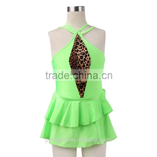 Shiny Lycra Ballroom Dresses for Children photo-3