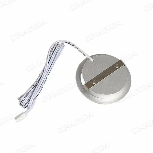 Linkable Under Cabinet LED Lighting Hard Wire 12V Slim Aluminum Dimmable Puck Lights With Wireless Controller for Ambiance Lighting(6 Lights, Daylight White, NO Wall Plug) photo-2