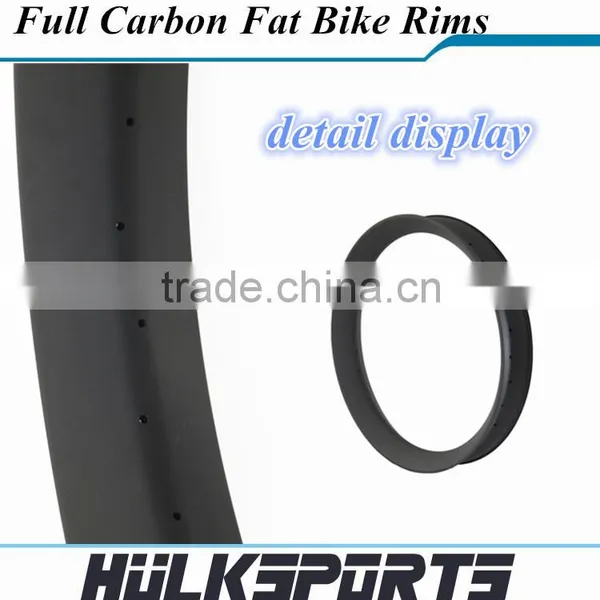 Fat Bicycle Wheels Tubuless Hookless 90mm Width Fat Bike Rims Snow Bike Rim 32 Holes Rim photo-2