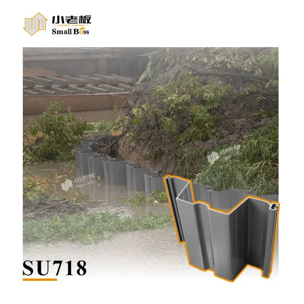 2025 New Developed Type U622 Hot Selling Grey Color Vinyl Plastic Synthetic Sheet Piles for Waterfront Structures photo-4