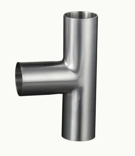 3A/SMS/DIN Stainless Steel Polished Welded Reducing Tee