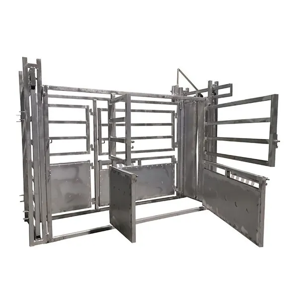 High Quality Cattle Chute Crushes Cattle Squeeze Crush for Fencing Trellis & Gates photo-3