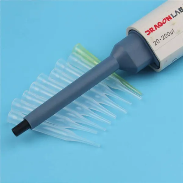 dalong corrosion-resistant and organic solvent-resistant pipette tips, customizable pfa pipette tips