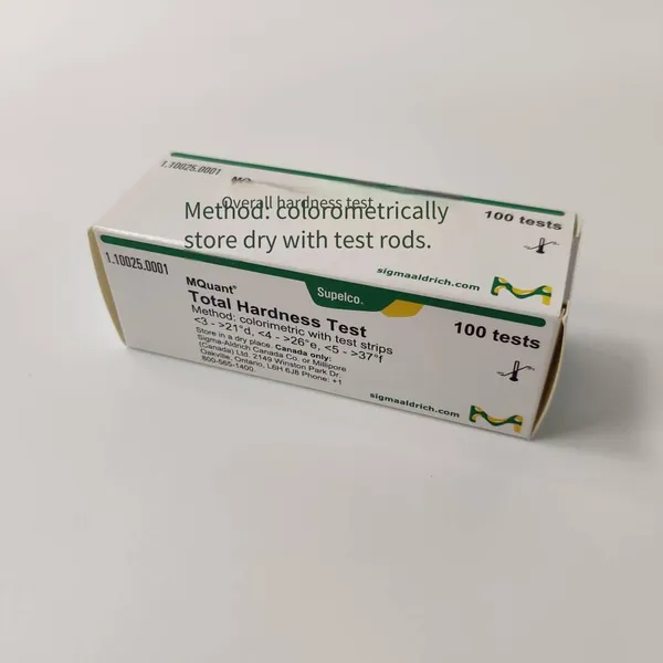 Merck Germany Merck Total Hardness Test Strips, Article Number: 1.10025.0001, in Stock, Fast Delivery