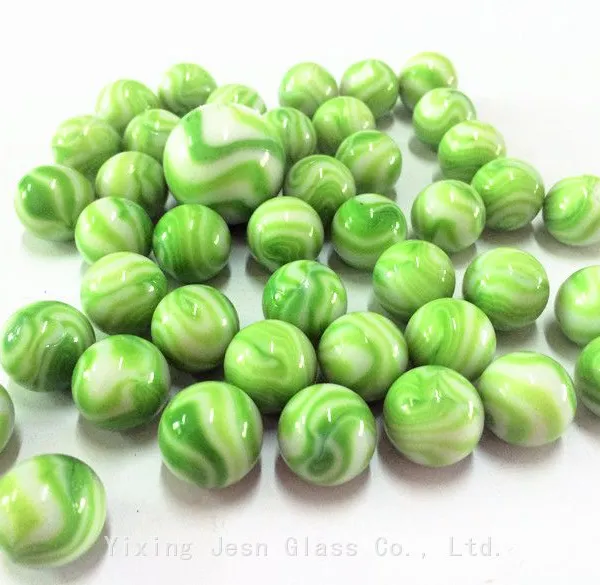 Wholesale Glass Beads Marbles 16mm 25mm Colorful Glass Beads Fishbowl Decorative Beads Craft Ball photo-3