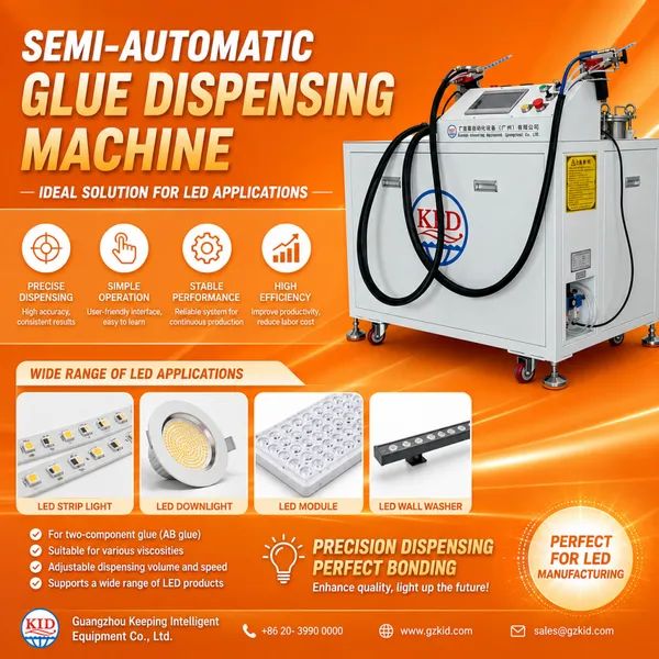 Silicone Epoxy Resin Glue Dispensing Mixing Potting Filling Machine Label Badge Making LED PCB Dynamic Mixing Machine photo-4