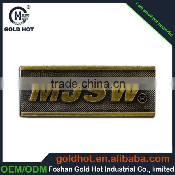 New Product China Supplier Metal Sticker Labels,metal Name Tag for Wood Plate photo-6