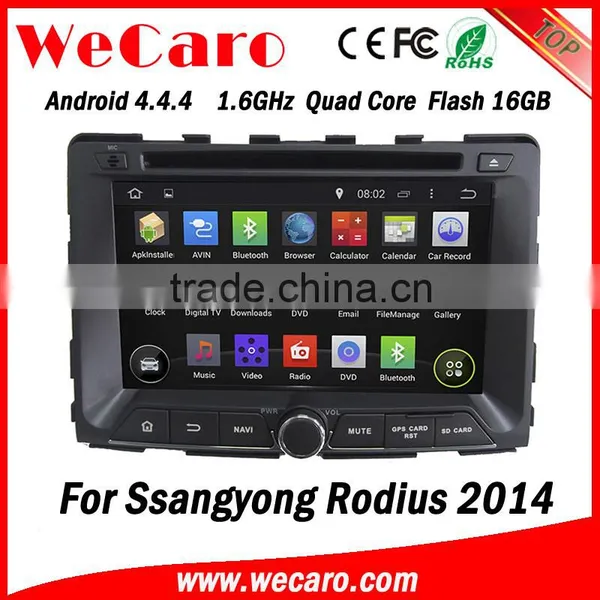 Wecaro WC-SY7070 7" Android 4.4.4 WIFI 3G Touch Screen Car Radio Gps for Ssangyong Rodius 2014 photo-5