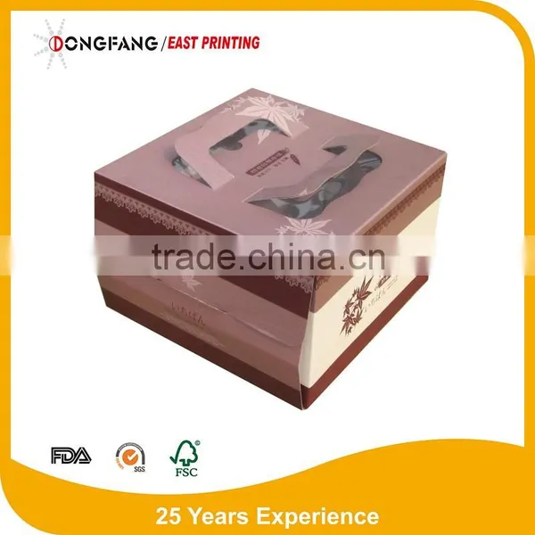 Custom LOGO Pintingpaper Mooncake Paper Package Box Design Chinese Manufacturer of Paper Cake Box photo-5