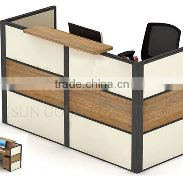 Good Quality Wooden Reception Counter Table Design Reception Desks for Sale (SZ-RTB029) photo-3