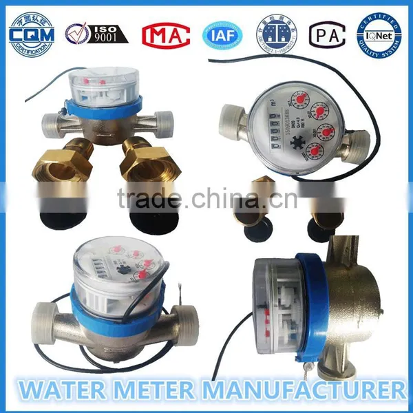 Brass Body Pulse Water Meter,10L/pulse,dry Dial photo-6