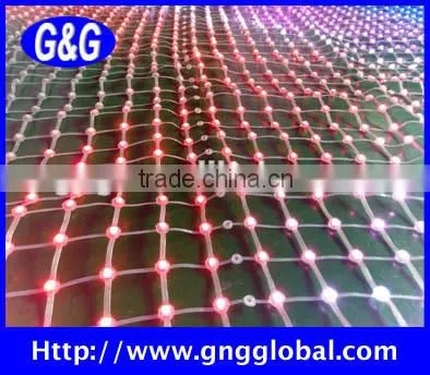 P50 waterproofing flex mesh led screen programmable led curtain display