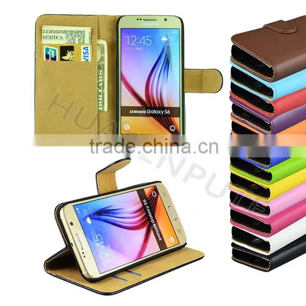 Hot New Products Leather Case for Samsung Galaxy S6 Wallet Leather Case photo-6