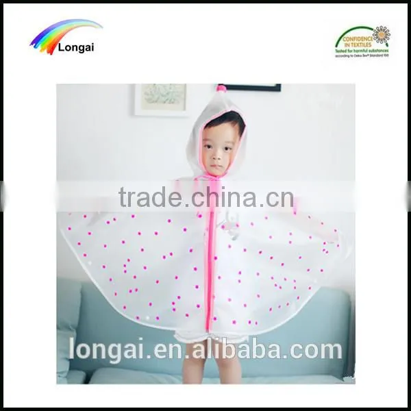 2016 Hotsale Outdoor Poncho Kids Raincoat photo-3